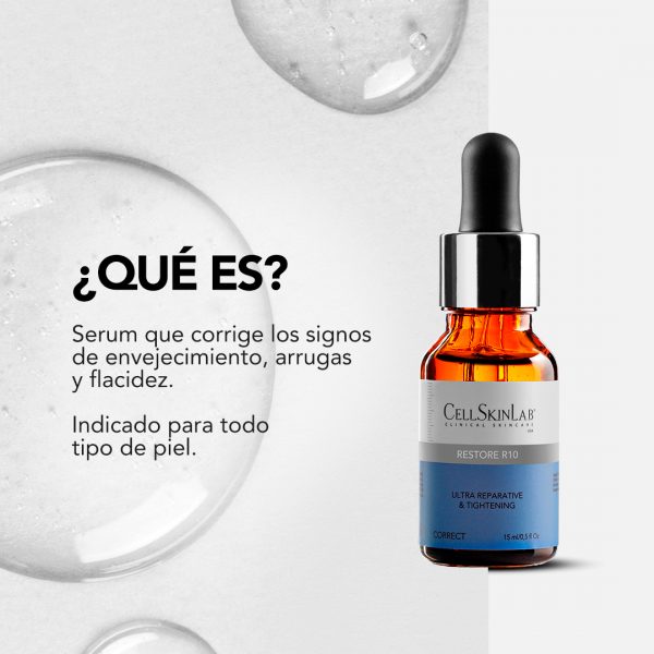 CELLSKINLAB Restore R10 15ml - Dermaproductos Guatemala