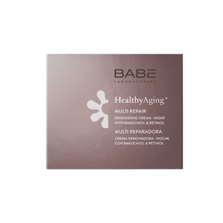 Babé Multi Reparadora Nachtcreme – Anti-Aging Mit Bakuchiol & Retinol, 50 Ml, Für Sensible Haut