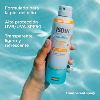 ISDIN Fotoprotector Transparent Spray Wet Skin Pediatrics FPS50
