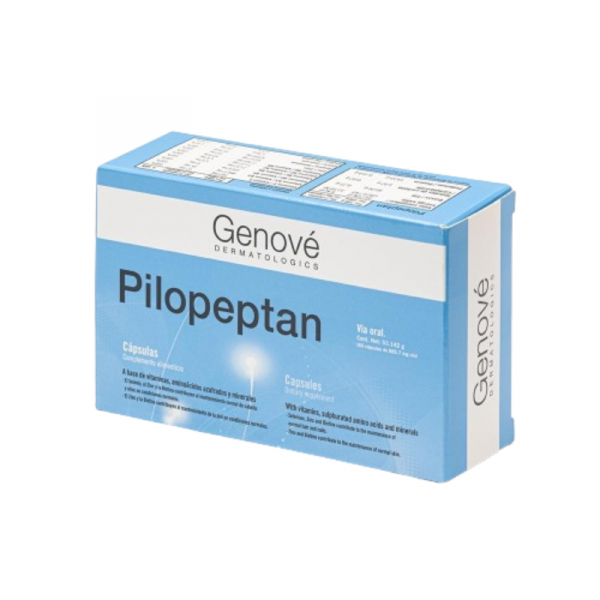 Genové Pilopeptan 60 Cápsulas - Dermaproductos Guatemala