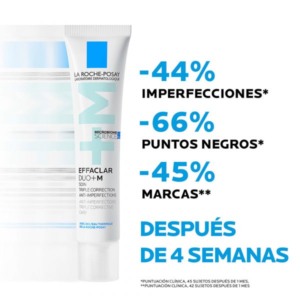 La Roche-Posay Effaclar Duo+ M 40ml - Dermaproductos Guatemala