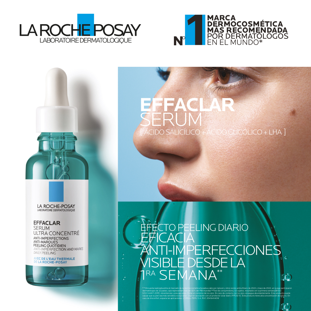 Post Effaclar Serum La Roche Posay La Roche-Posay - Dermaproductos Guatemala