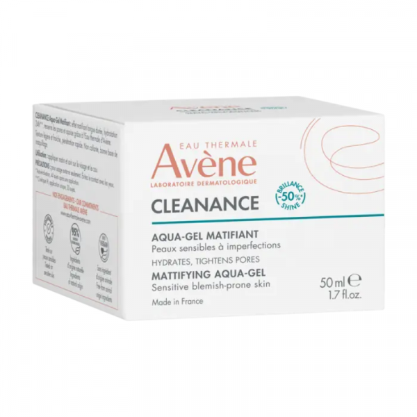 Avène Cleanance Aqua-Gel Matificante 50ml - Dermaproductos Guatemala