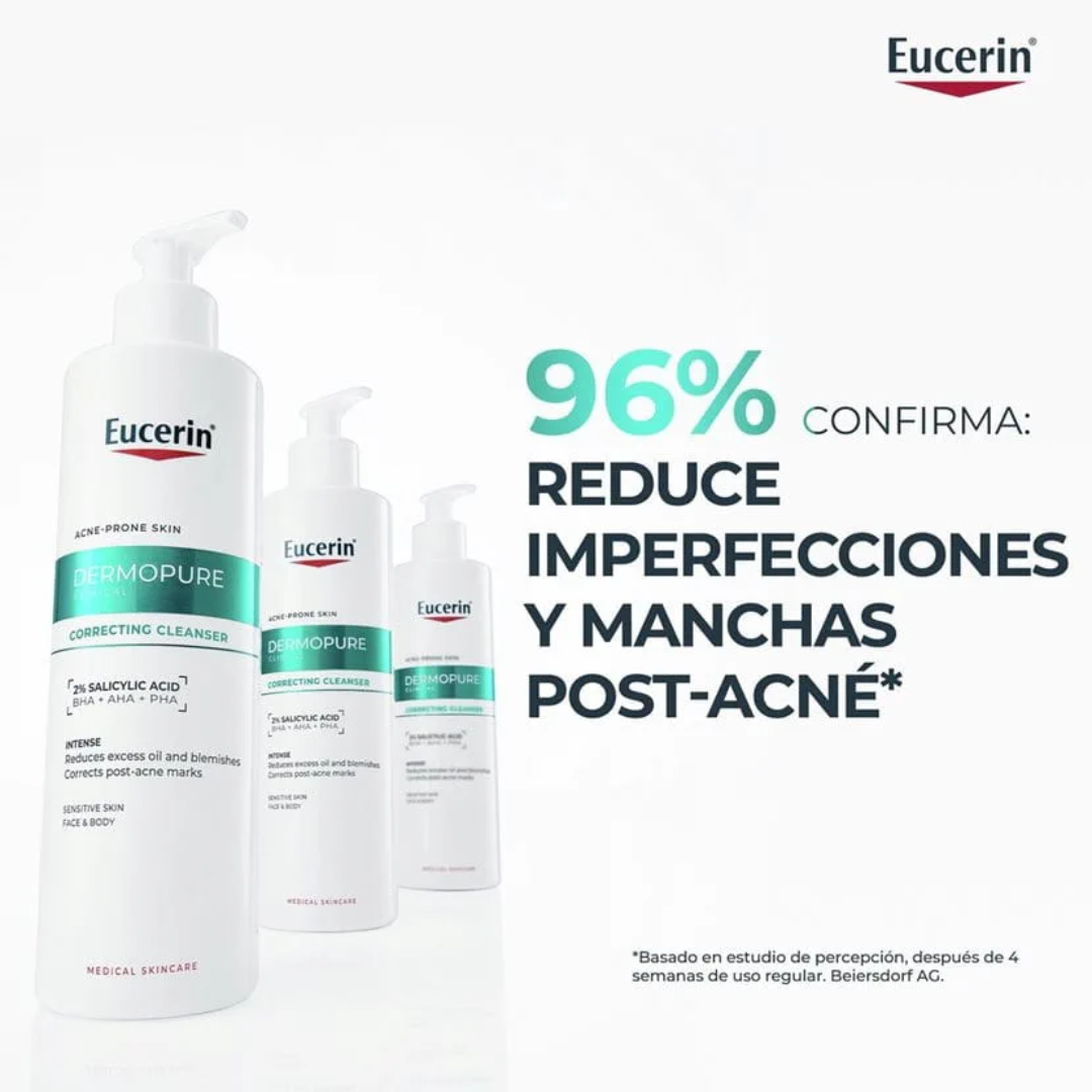 Eucerin Dermopure Clinical Gel Limpiador Concentrado 150ml - Dermaproductos Guatemala