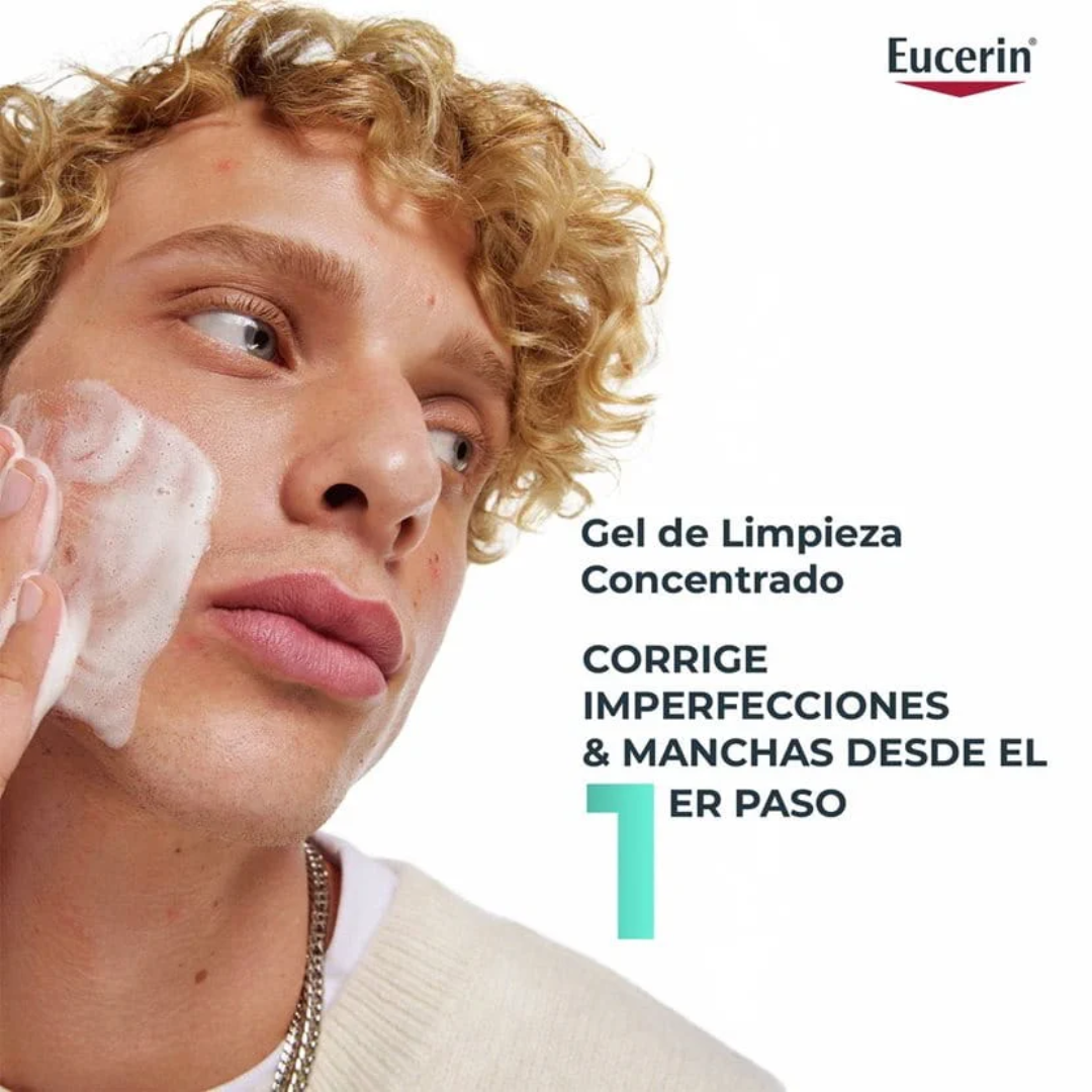 Eucerin Dermopure Clinical Gel Limpiador Concentrado 150ml - Dermaproductos Guatemala