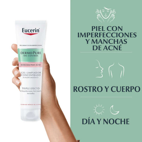 Eucerin Dermopure Gel Limpiador Concentrado Triple Efecto - Dermaproductos Guatemala