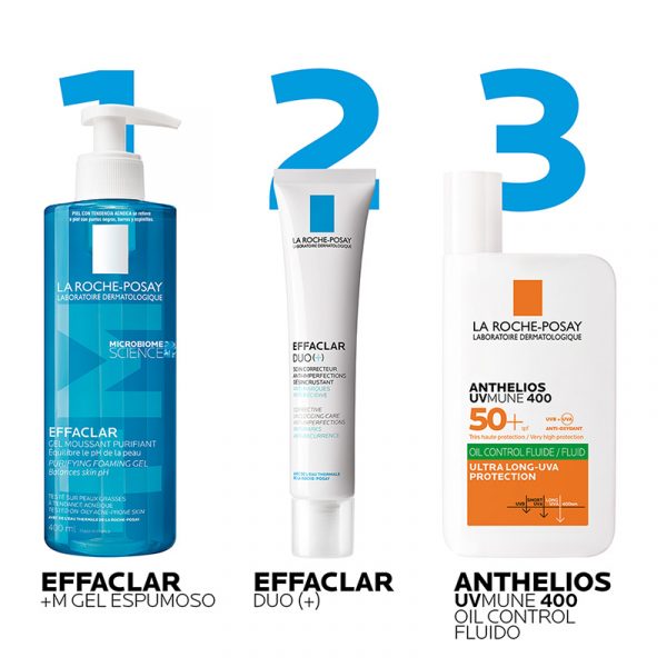 La Roche-Posay Effaclar Gel + M Purificante 400ml - Dermaproductos Guatemala