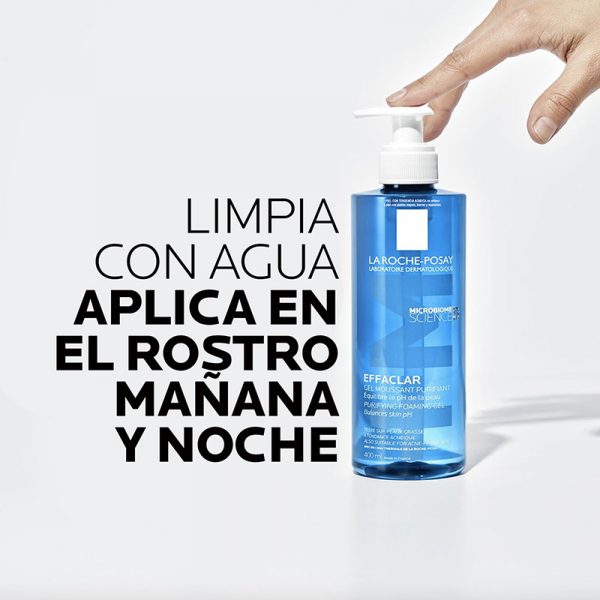 La Roche-Posay Effaclar Gel + M Purificante 400ml - Dermaproductos Guatemala