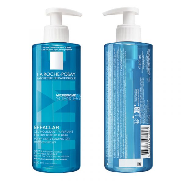 La Roche-Posay Effaclar Gel + M Purificante 400ml - Dermaproductos Guatemala