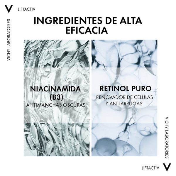 Vichy Liftactiv B3 Retinol Crema de Noche 50ml - Dermaproductos Guatemala