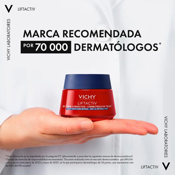 Vichy Liftactiv B3 Retinol Crema de Noche 50ml - Dermaproductos Guatemala