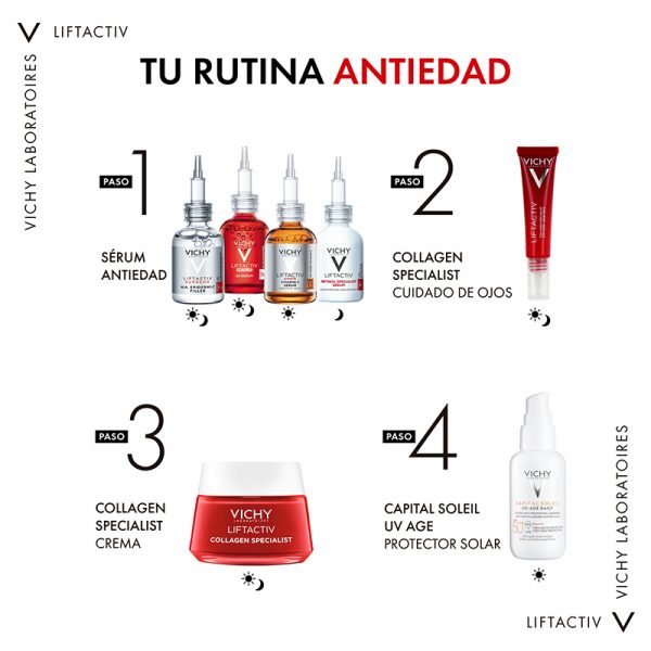 Vichy Liftactiv Collagen Specialist Contorno de Ojos 15ml - Dermaproductos Guatemala