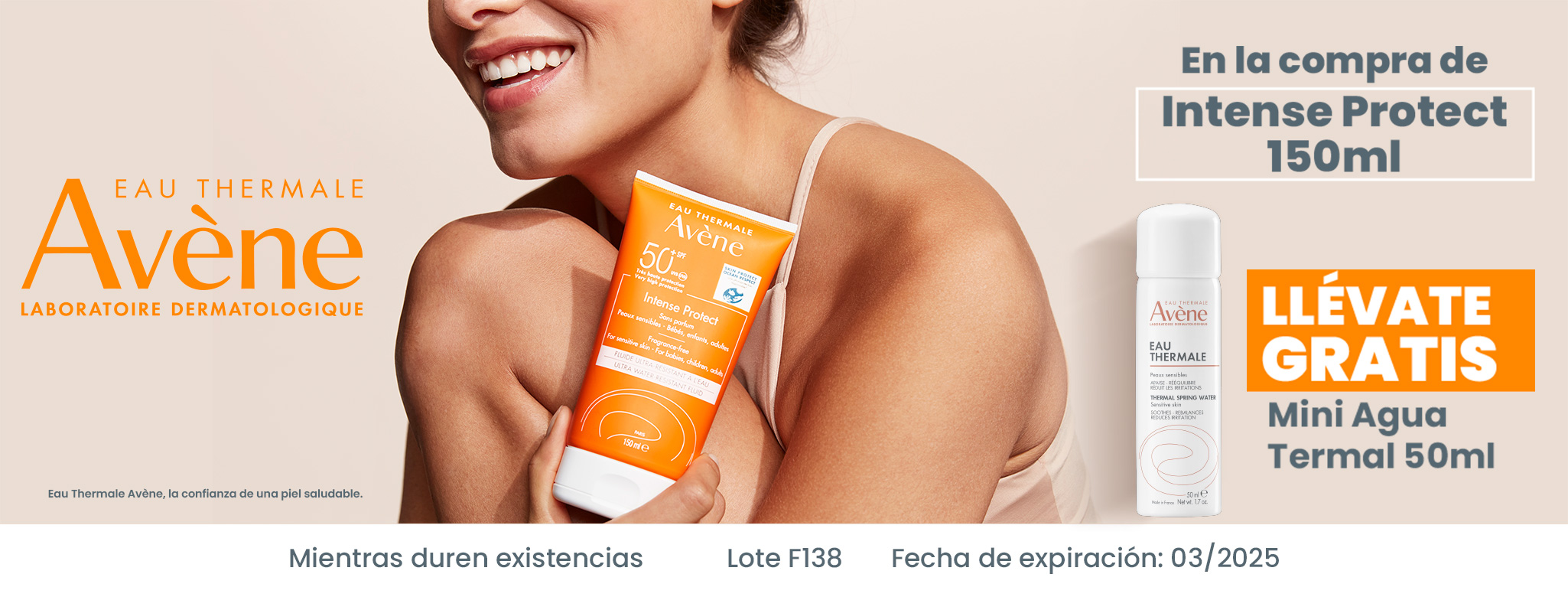 Banner Avene Intense Protect - Dermaproductos Guatemala