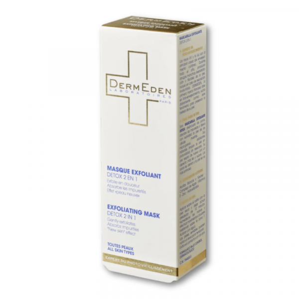 DermEden Mascarilla Exfoliante Detox 2 en 1 50ml - Dermaproductos Guatemala