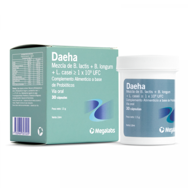 Megalabs Daeha 30 Cápsulas - Dermaproductos Guatemala