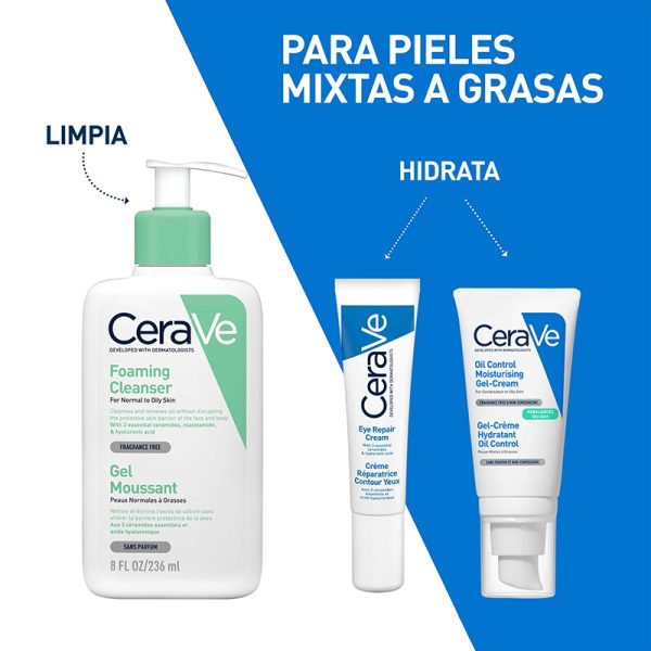 CeraVe Oil Control Gel Crema Hidratante 52ml - Dermaproductos Guatemala