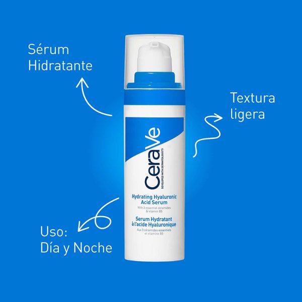 CeraVe Sérum Hidratante con Ácido Hialurónico 30ml - Dermaproductos Guatemala