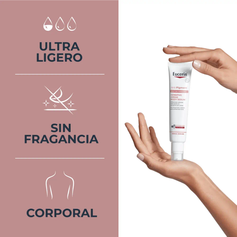 Eucerin Anti-Pigment Serum Corporal Áreas Sensibles 75ml - Dermaproductos Guatemala