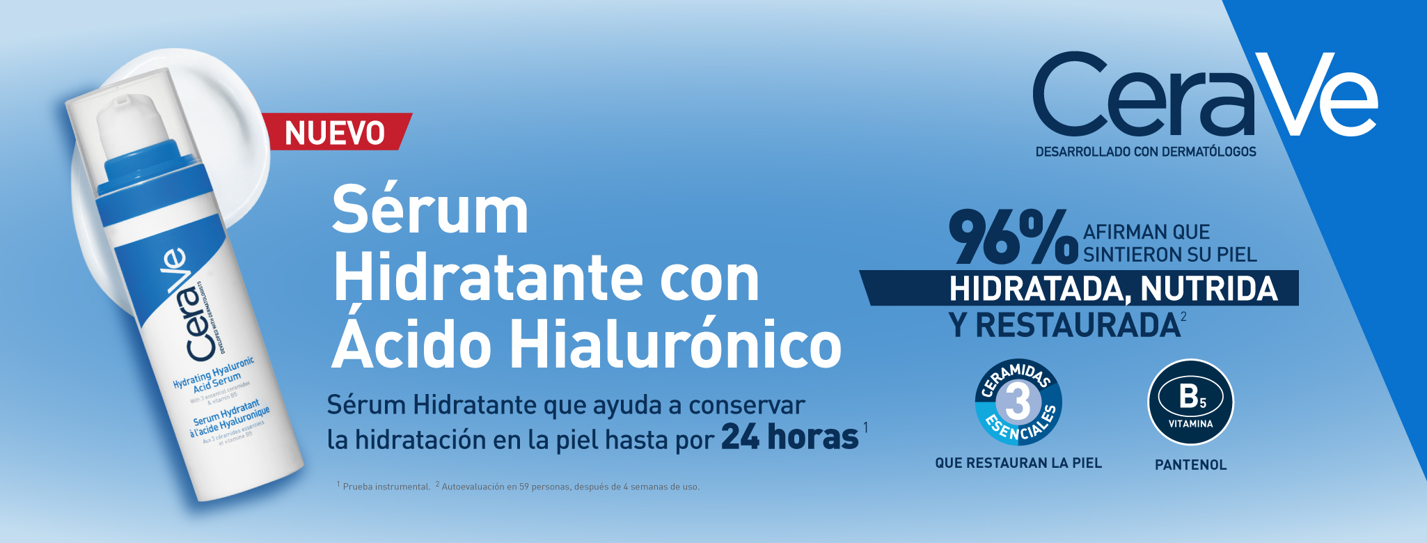 Banner CeraVe Serum Ácido Hialurónico - Dermaproductos Guatemala