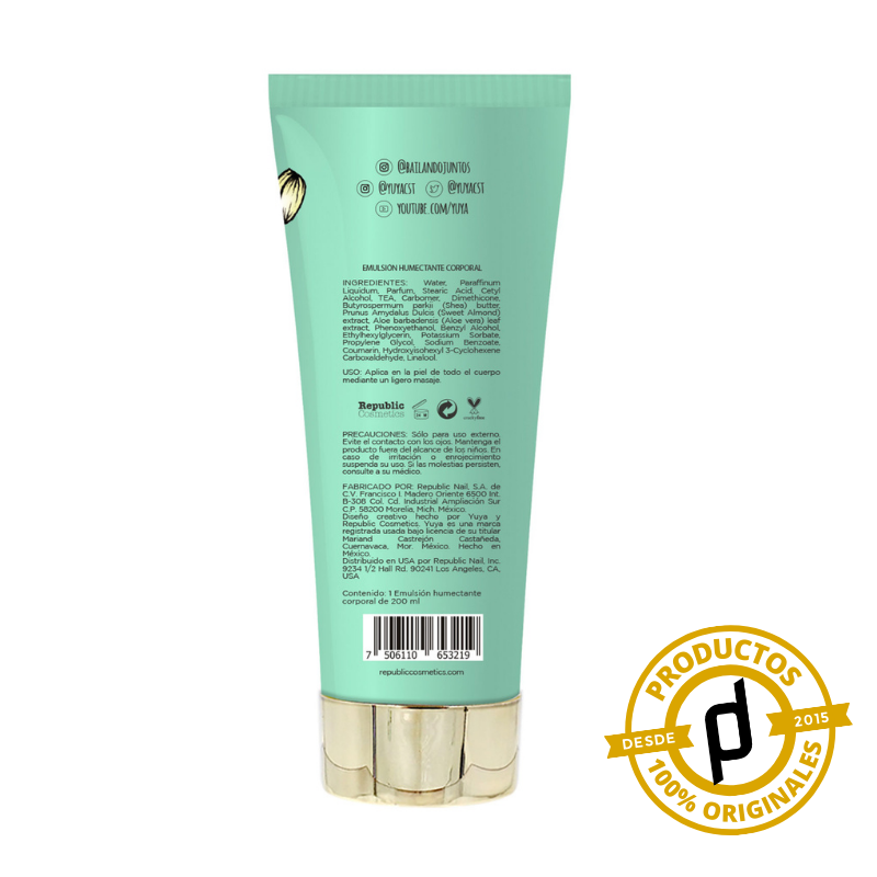 Yuya Emulsión Humectante Corporal Vainilla - Dermaproductos Guatemala
