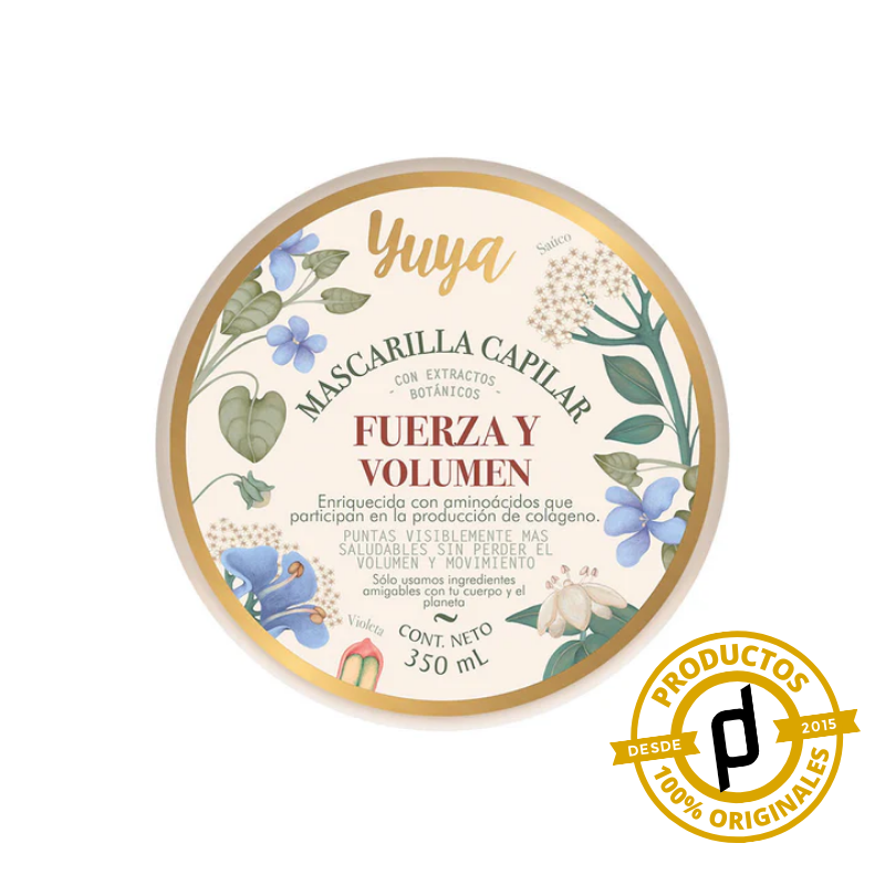 Yuya Mascarilla Capilar “Fuerza y Volumen - Dermaproductos Guatemala