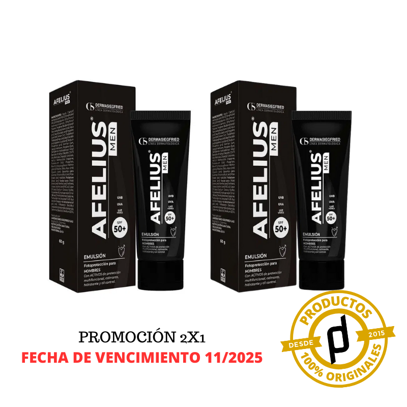 2x1 Afelius Men F.V. 112025 - Dermaproductos Guatemala