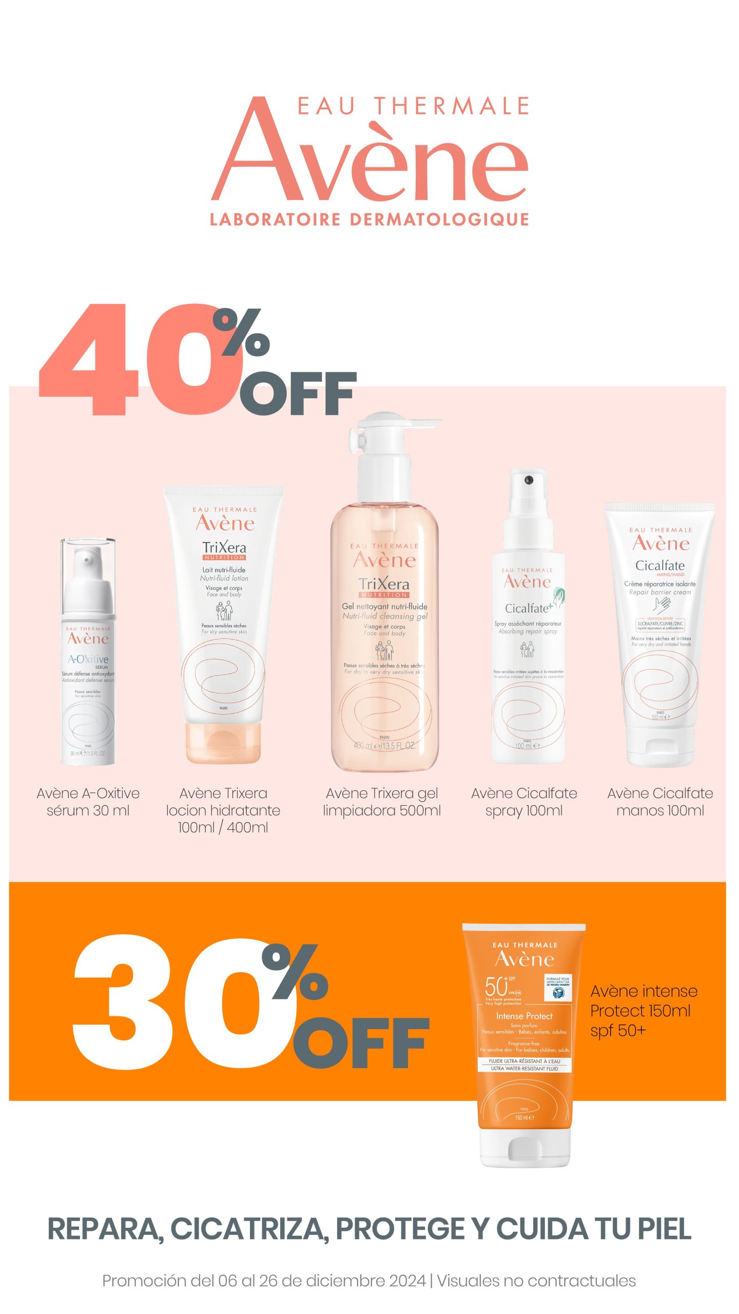 Banner Story Avene Descuentos - Dermaproductos Guatemala