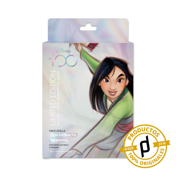 Disney Paquete con 5 Mascarillas Faciales Mulan