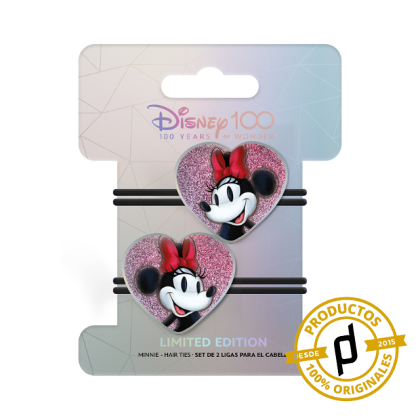 Disney Set de 2 ligas para el cabello “Minnie”