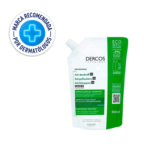 Vichy Dercos Anticaspa DS Refill 500ml