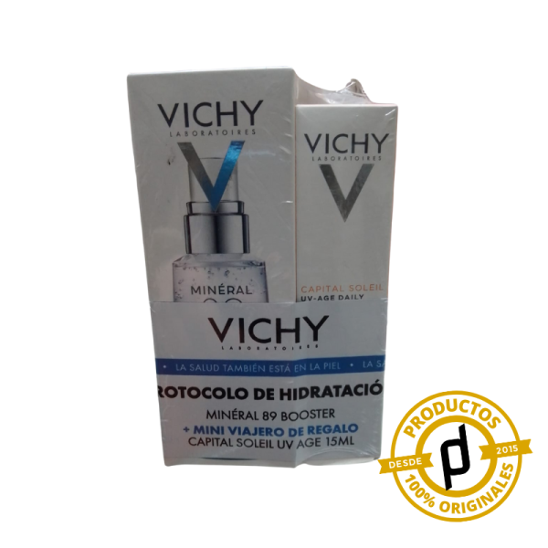 Vichy Pack Minéral 89 50ml + Mini Capital Soleil - Dermaproductos Guatemala