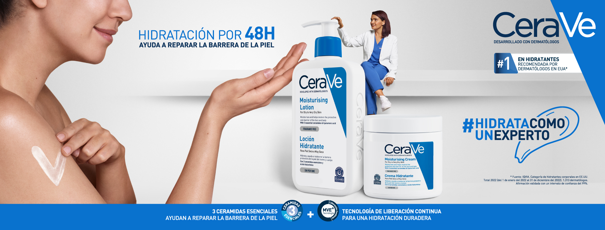 Banner CeraVe Hidratación - Dermaproductos Guatemala