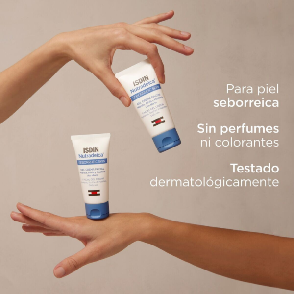 ISDIN Nutradeica Gel-Crema Facial Piel Seborreica 50ml - Dermaproductos Guatemala