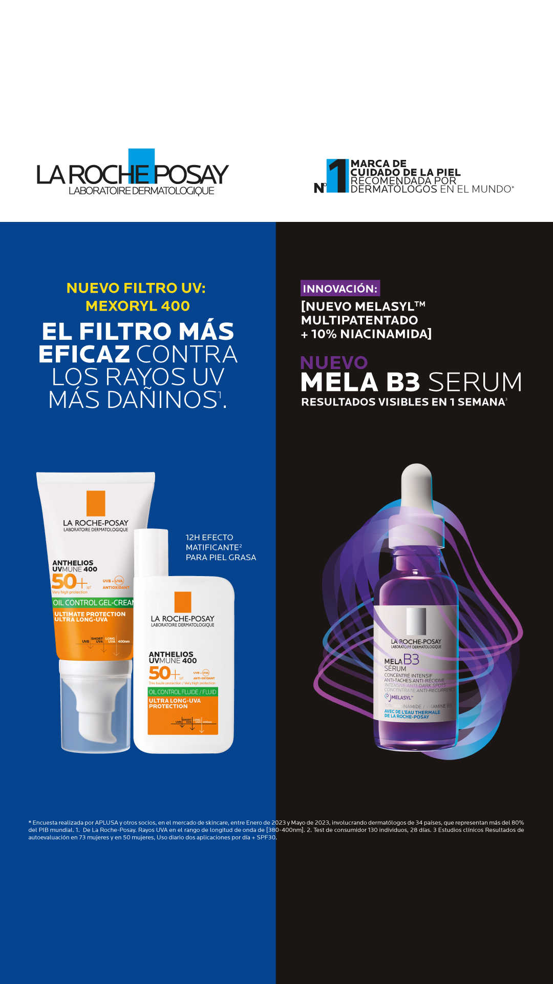 Banner Story La Roche Posay Anthelios Mela B3 Serum - Dermaproductos Guatemala
