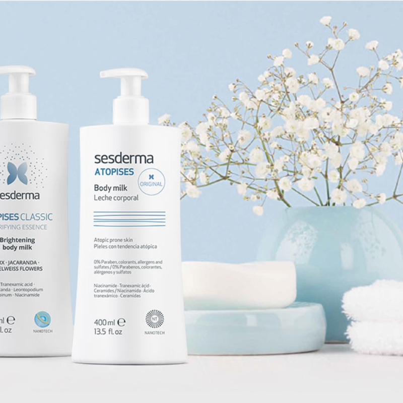 Sesderma ATOPISES Original Leche Hidratante Corporal 400ml - Dermaproductos Guatemala