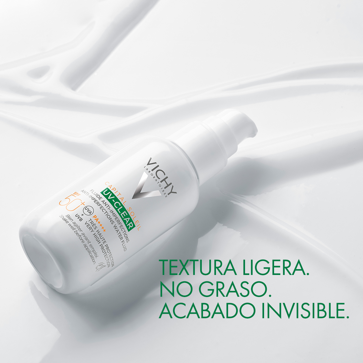 Vichy Capital Soleil UV Clear SPF 50+ Protector Solar 40ml - Dermaproductos Guatemala