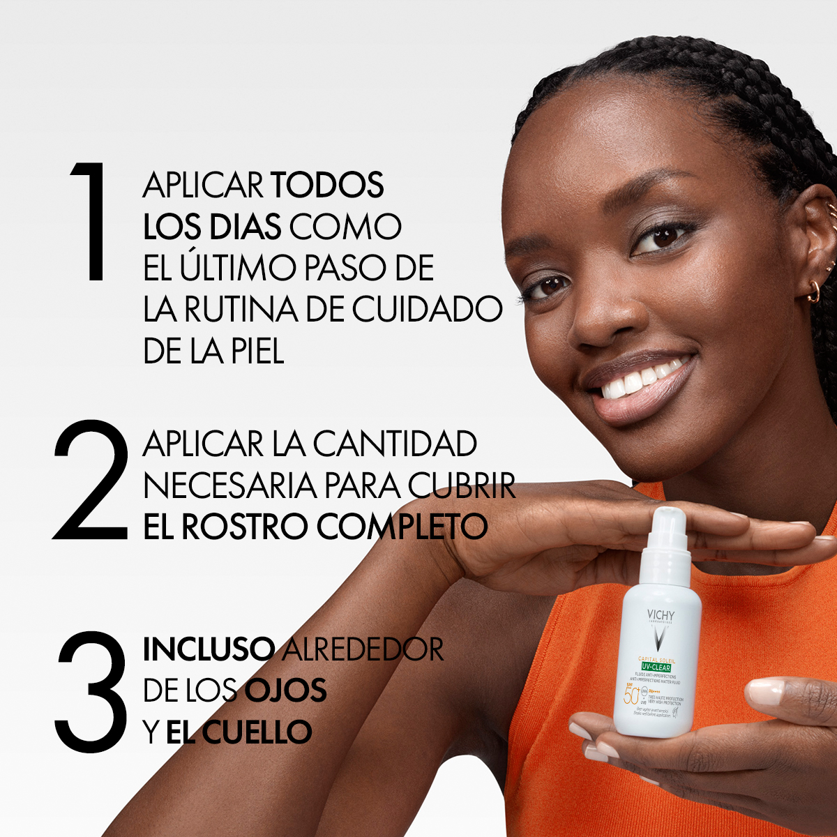 Vichy Capital Soleil UV Clear SPF 50+ Protector Solar 40ml - Dermaproductos Guatemala