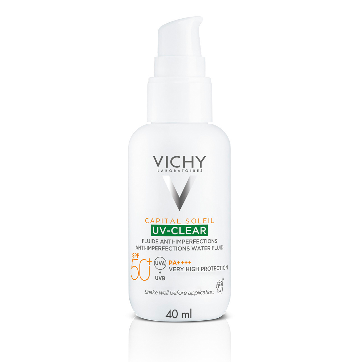 Vichy Capital Soleil UV Clear SPF 50+ Protector Solar 40ml - Dermaproductos Guatemala