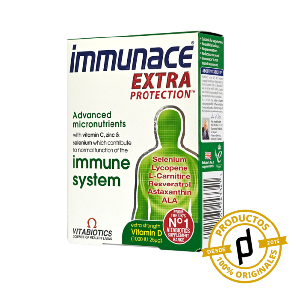 Vitabiotics Immunace Extra Protección 30 Tabletas