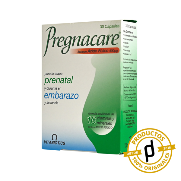 Vitabiotics Pregnacare x 30 Cápsulas