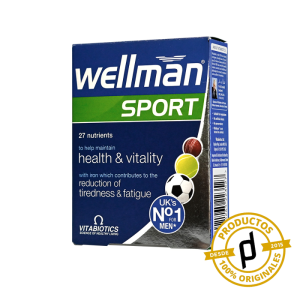 Vitabiotics Wellman Sport x 30 Cápsulas