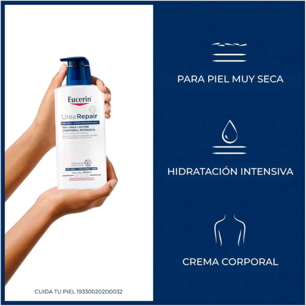 Eucerin 10% Urea Loción Corporal Intensiva 400ml - Dermaproductos Guatemala