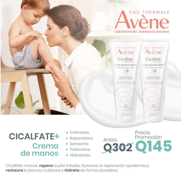2×1 Avéne Cicalfate Crema Reparadora de Manos F.V. 07/2025.