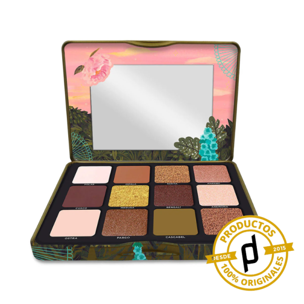 Yuya – Set de 12 tonos de sombras para ojos Fauna, 24g