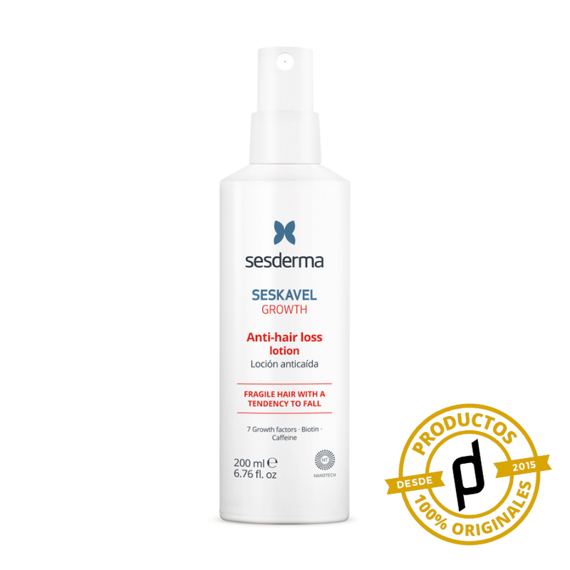 Sesderma Seskavel Growth Loción Anticaída 200ml - Dermaproductos Guatemala