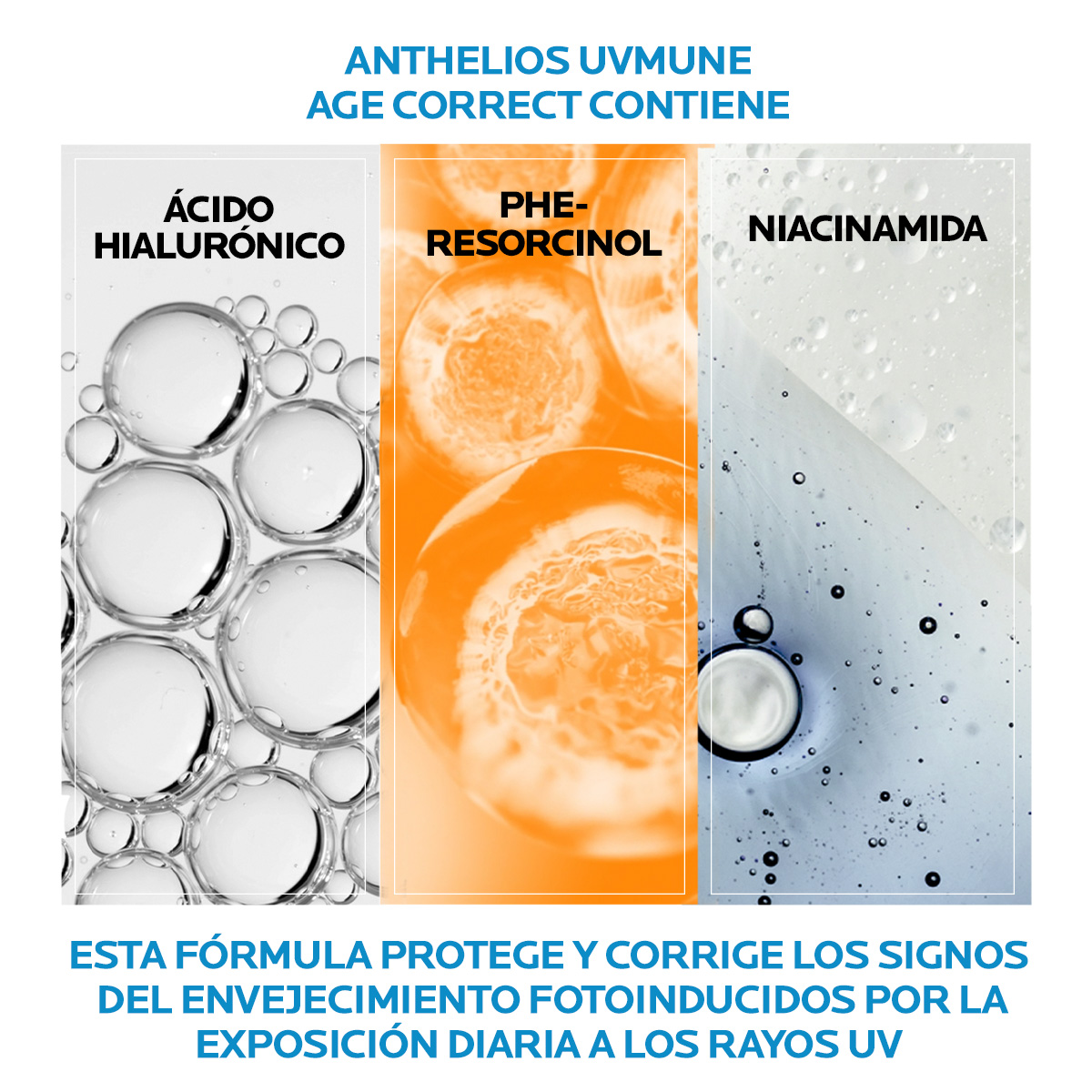 La Roche-Posay Anthelios Age Correct Con Color FPS50 50ml - Dermaproductos Guatemala