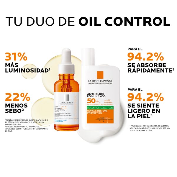 La Roche-Posay Pure Vitamin C12 Oil Control Serum 30ml - Imagen 7