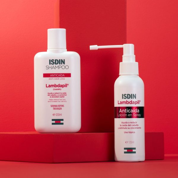 Isdin Pack Lambdapil Anticaída Shampoo + Loción - Dermaproductos Guatemala