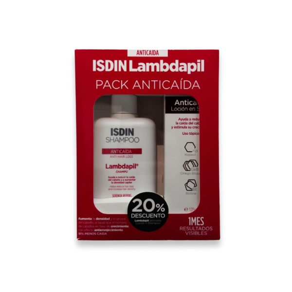 Isdin Pack Lambdapil Anticaída Shampoo + Loción