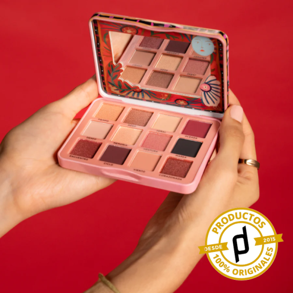 Yuya - Set de 12 tonos de sombras para ojos Destino, 24g - Dermaproductos Guatemala